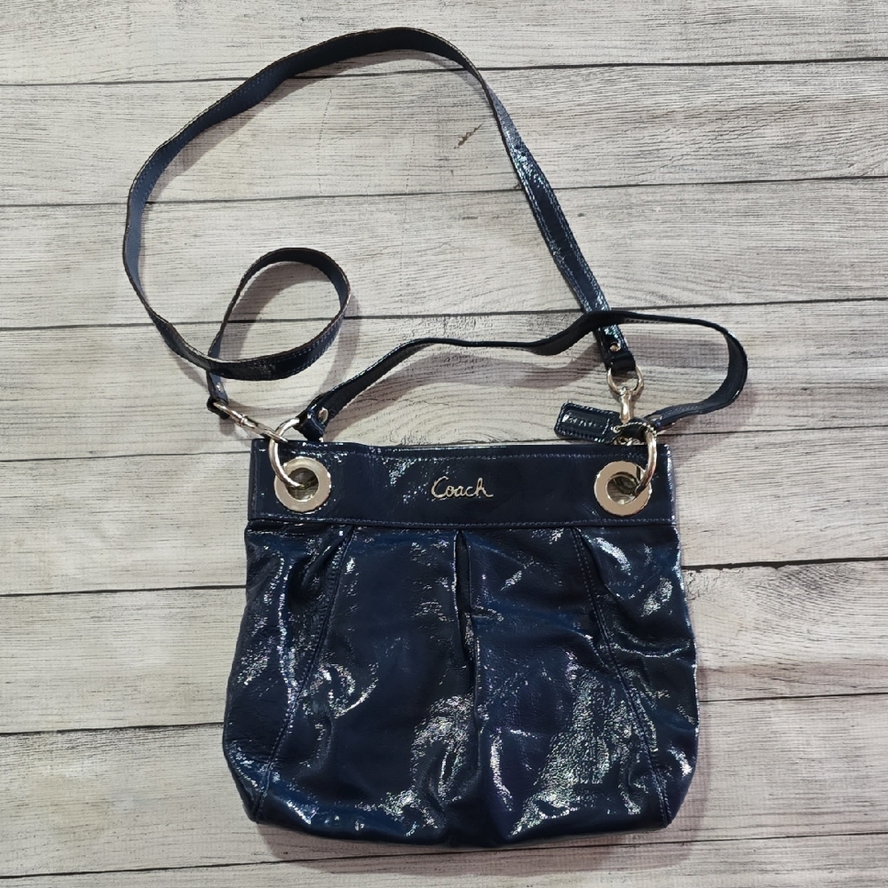 Coach Shiny Midnight Crossbody Bag